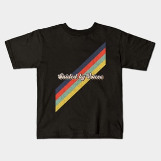 retro vintage color Guided by Voices Kids T-Shirt